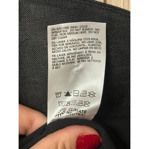 Reformation Aspen 100% Linen Sleeveless Vest Top with Back Belt Size 4 - Picture 6 of 6